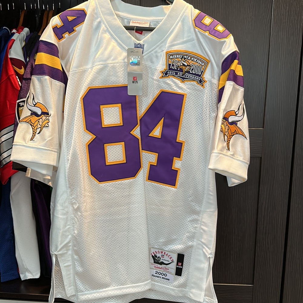 Randy Moss Minnesota Vikings Mitchell & Ness 2000 Authentic Throwback Jersey